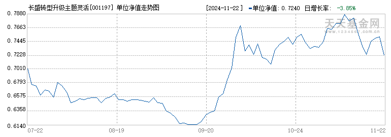 长盛转型升级主题灵活配置混合(001197)历史净值