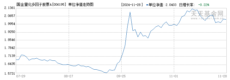 国金量化多因子股票A(006195)历史净值