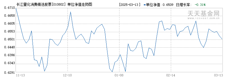 长江量化消费精选股票C(010802)历史净值