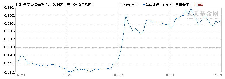 鹏扬数字经济先锋混合C(012457)历史净值