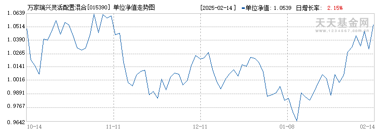 万家瑞兴灵活配置混合C(015390)历史净值