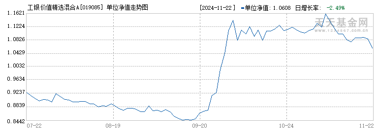 工银价值精选混合A(019085)历史净值