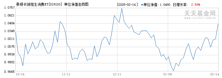 景顺长城恒生消费ETF联接(QDII)C(019103)历史净值