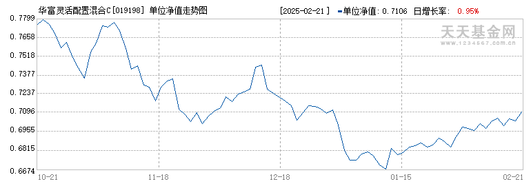 华富灵活配置混合C(019198)历史净值