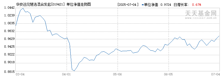 华安远见慧选混合发起式A1(019421)历史净值
