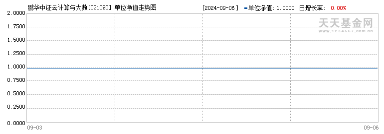 鹏华中证云计算与大数据主题ETF发起式联接A(021090)历史净值