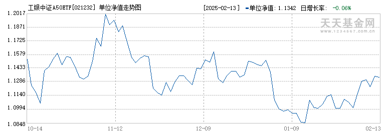 工银中证A50ETF联接C(021232)历史净值