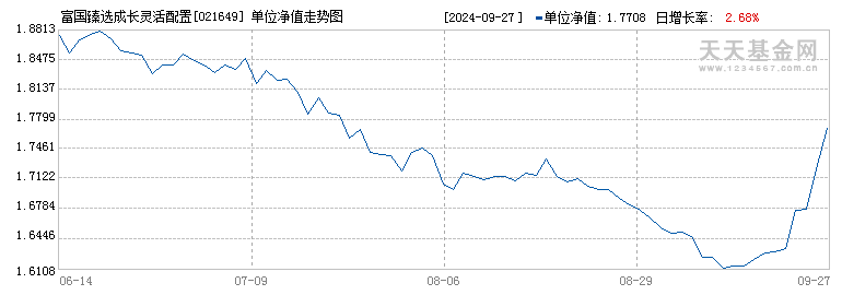 富国臻选成长灵活配置混合C(021649)历史净值