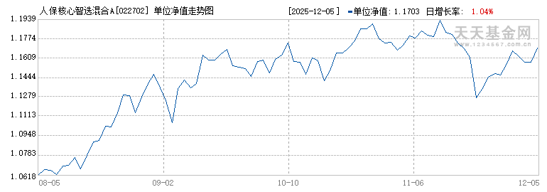 人保核心智选混合A(022702)历史净值