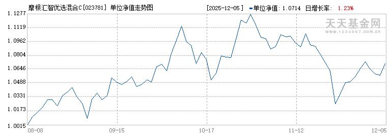 摩根汇智优选混合C(023781)历史净值