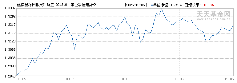 建信鑫稳回报灵活配置混合D(024210)历史净值
