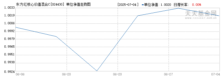 东方红核心价值混合C(024430)历史净值