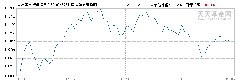 兴合景气智选混合发起式C(024675)历史净值