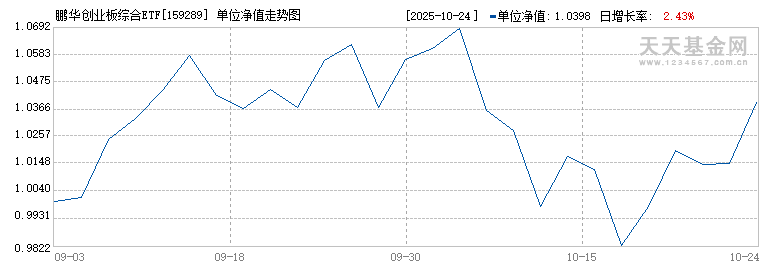 鹏华创业板综合ETF(159289)历史净值