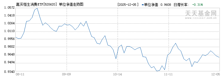 嘉实恒生消费ETF(520620)历史净值