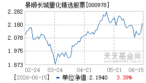 000978基金近期净值走势图