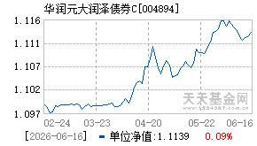 004894基金近期净值走势图