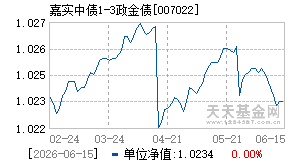 007022基金近期净值走势图