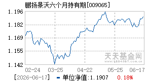 009065基金近期净值走势图