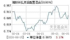 010076基金近期净值走势图