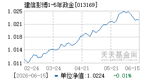 013169基金近期净值走势图
