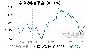 013176基金近期净值走势图
