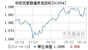 013254基金近期净值走势图