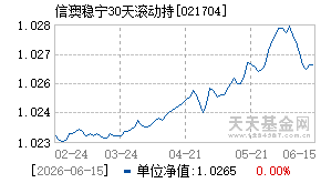 021704基金近期净值走势图